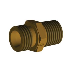 GUARNIC.CONECT.MACH.BR. 3/8" X 1/2NPT (RSC.17/32X24)