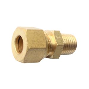 CONECT. MACHO ARMAD CON TUERCA EXAG. 1/4 X 1/4 NPT