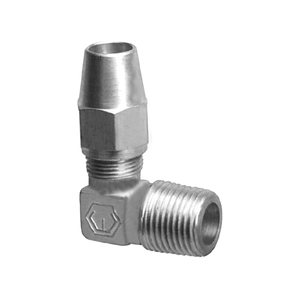 CONECT. CODO MACHO ARMAD CON TUERCA CONICA 5/16 X 1/8NPT