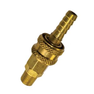 ACOPLE RAPIDO MACHO  1/4 NPT X SAL. ESPIGA Ø1/4"